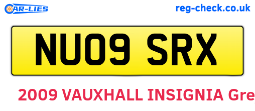 NU09SRX are the vehicle registration plates.