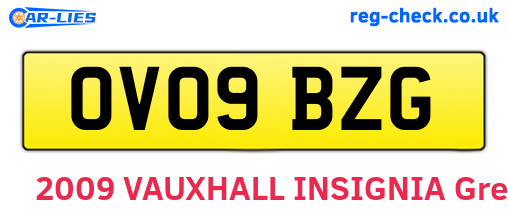OV09BZG are the vehicle registration plates.