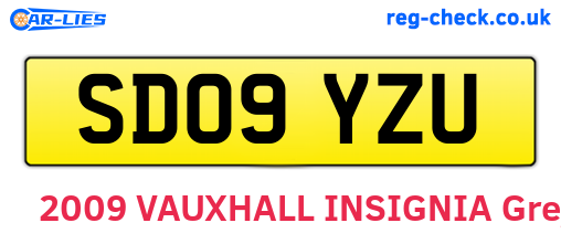 SD09YZU are the vehicle registration plates.