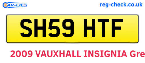 SH59HTF are the vehicle registration plates.