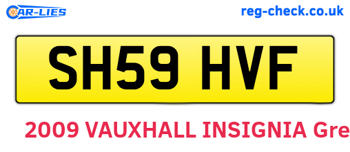 SH59HVF are the vehicle registration plates.
