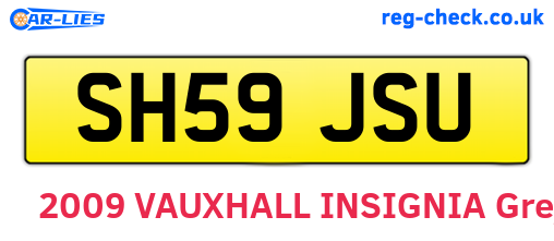 SH59JSU are the vehicle registration plates.