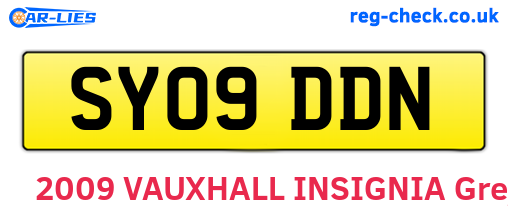 SY09DDN are the vehicle registration plates.