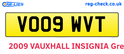 VO09WVT are the vehicle registration plates.