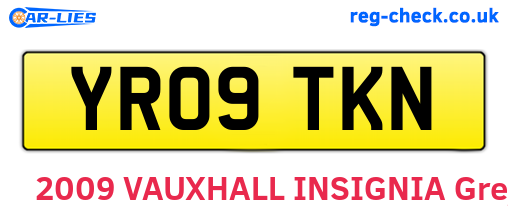 YR09TKN are the vehicle registration plates.