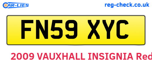 FN59XYC are the vehicle registration plates.