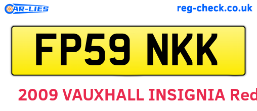 FP59NKK are the vehicle registration plates.