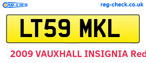 LT59MKL are the vehicle registration plates.