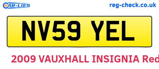 NV59YEL are the vehicle registration plates.