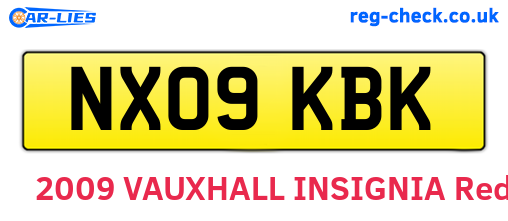 NX09KBK are the vehicle registration plates.