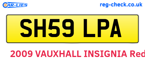 SH59LPA are the vehicle registration plates.