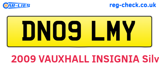 DN09LMY are the vehicle registration plates.