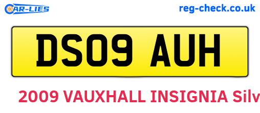 DS09AUH are the vehicle registration plates.