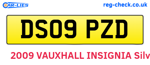 DS09PZD are the vehicle registration plates.
