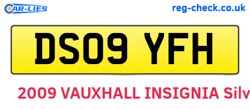 DS09YFH are the vehicle registration plates.