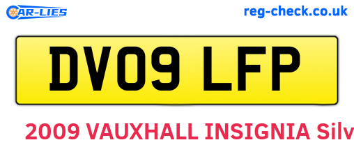 DV09LFP are the vehicle registration plates.