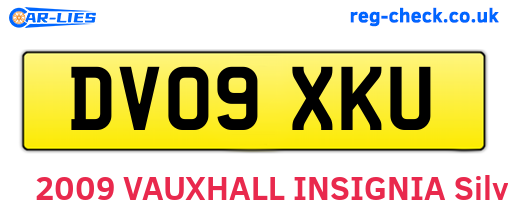 DV09XKU are the vehicle registration plates.