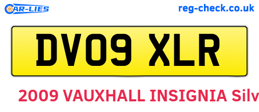 DV09XLR are the vehicle registration plates.