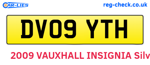 DV09YTH are the vehicle registration plates.