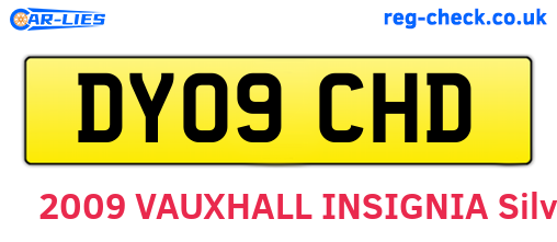 DY09CHD are the vehicle registration plates.