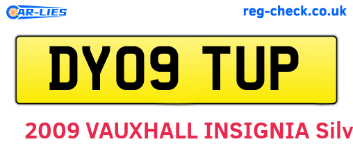 DY09TUP are the vehicle registration plates.