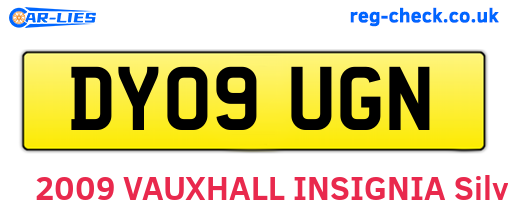 DY09UGN are the vehicle registration plates.