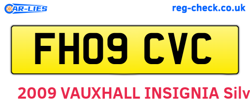 FH09CVC are the vehicle registration plates.