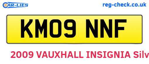 KM09NNF are the vehicle registration plates.