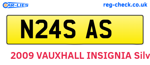N24SAS are the vehicle registration plates.