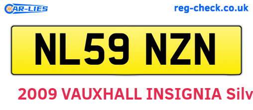 NL59NZN are the vehicle registration plates.