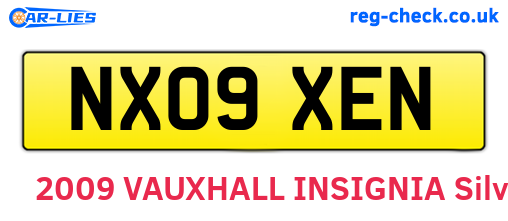 NX09XEN are the vehicle registration plates.