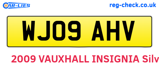 WJ09AHV are the vehicle registration plates.