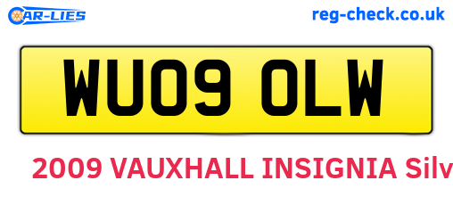 WU09OLW are the vehicle registration plates.