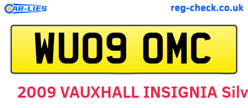 WU09OMC are the vehicle registration plates.