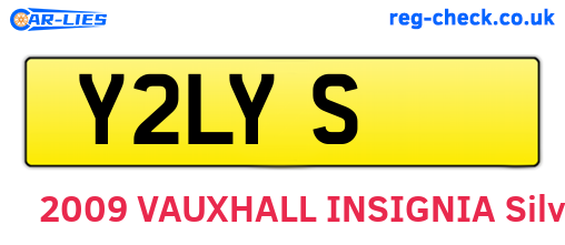 Y2LYS are the vehicle registration plates.