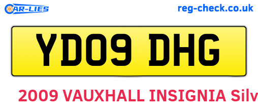 YD09DHG are the vehicle registration plates.