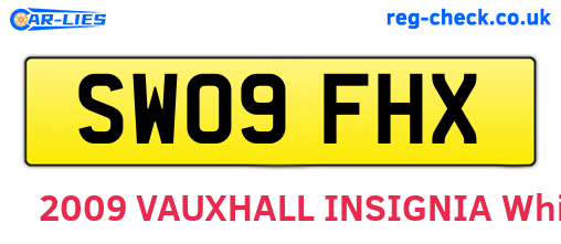 SW09FHX are the vehicle registration plates.