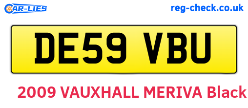 DE59VBU are the vehicle registration plates.