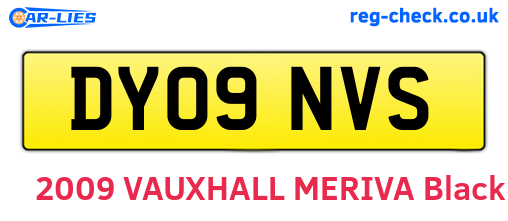 DY09NVS are the vehicle registration plates.