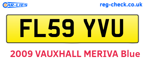 FL59YVU are the vehicle registration plates.