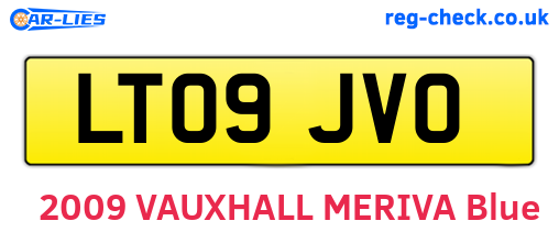 LT09JVO are the vehicle registration plates.