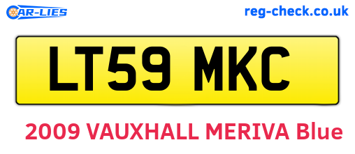 LT59MKC are the vehicle registration plates.
