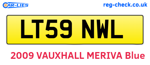 LT59NWL are the vehicle registration plates.
