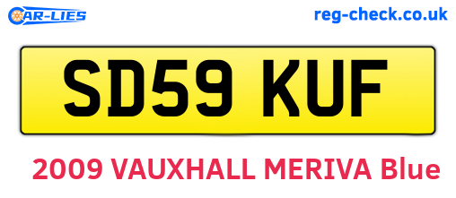SD59KUF are the vehicle registration plates.