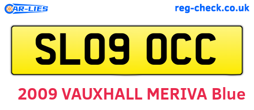 SL09OCC are the vehicle registration plates.