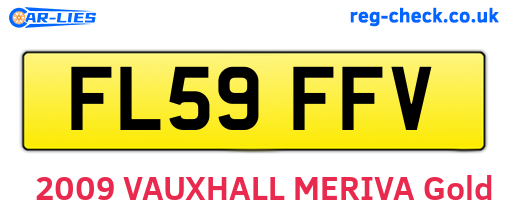 FL59FFV are the vehicle registration plates.