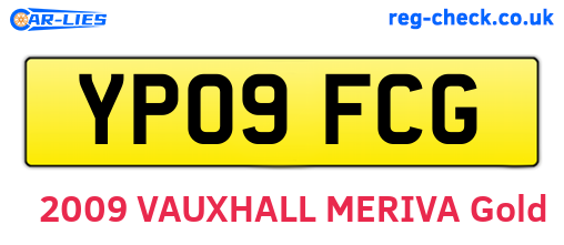 YP09FCG are the vehicle registration plates.