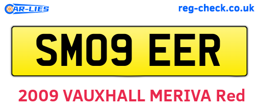 SM09EER are the vehicle registration plates.