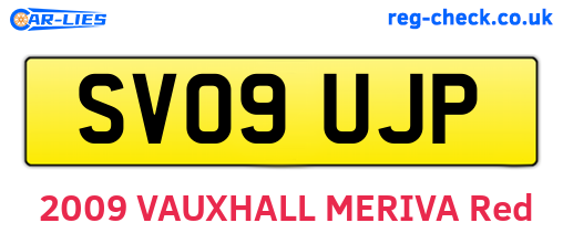 SV09UJP are the vehicle registration plates.