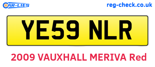 YE59NLR are the vehicle registration plates.